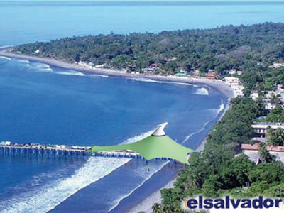 Wetterschutz-Membrane Steg El Salvador 2008/2009